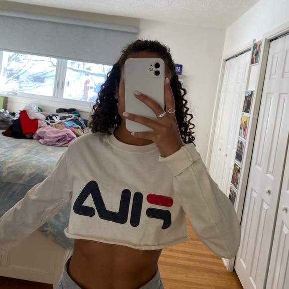 Vintage FILA longsleeve crop top! ❤️ - Picture 3 of 3